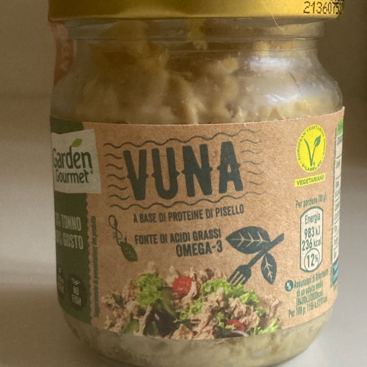 photo of Garden Gourmet Vuna shared by @giusuveg on  04 Jul 2022 - review