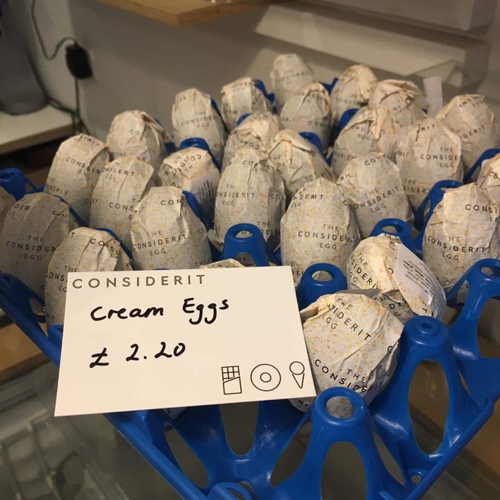 photo of Considerit Cream Egg shared by @katelouisepowell on  24 Feb 2020 - review