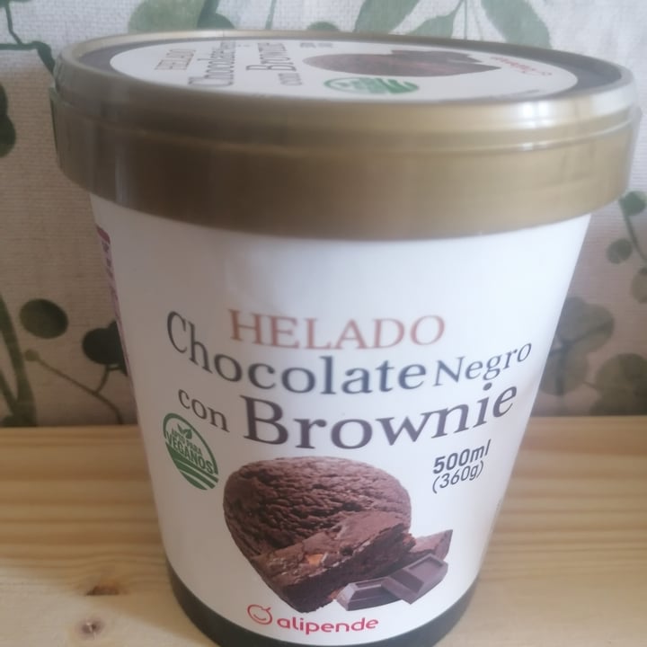photo of Alipende Helado de chocolate negro con brownie shared by @jessvv on  10 May 2022 - review