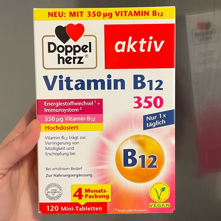 photo of Doppelherz Vitamin B12 350 shared by @fbradaschia on  07 Apr 2022 - review