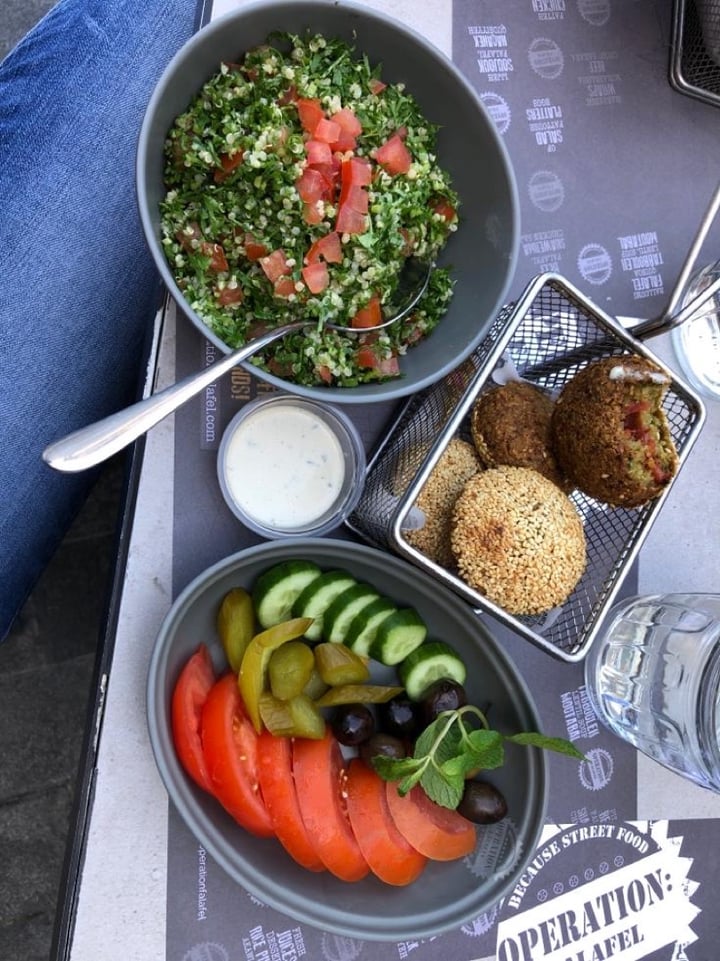 review photo of Operation Falafel Stuffed Falafels shared by @sharoneshmade on 28 Jan 2020 - review