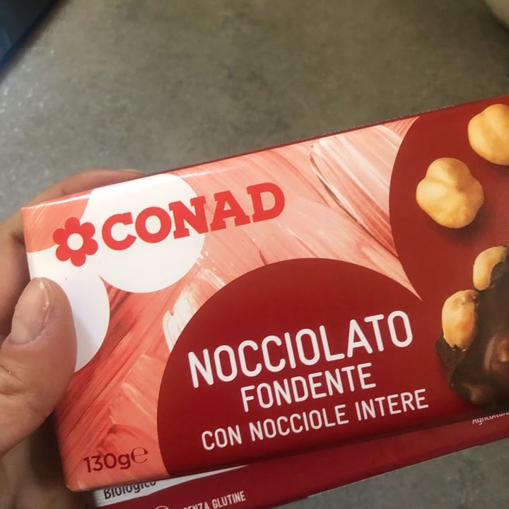photo of Conad Cioccolato fondente con nocciole intere shared by @virginia92dp on  19 Nov 2022 - review