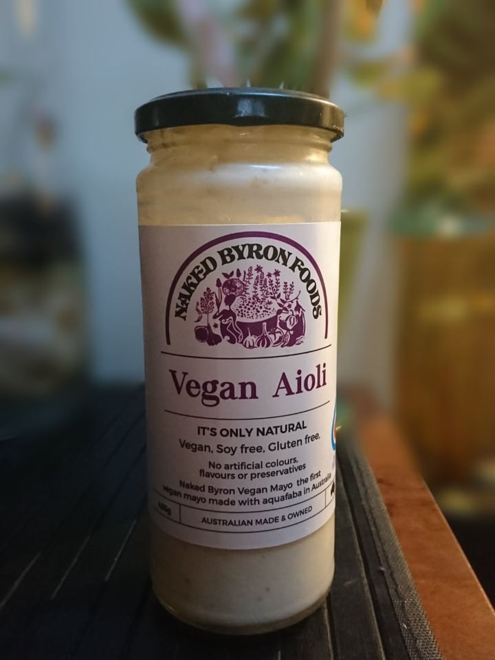photo of Naked Byron Foods Vegan Mayonnaise - Aioli shared by @transcending on  29 Aug 2019 - review