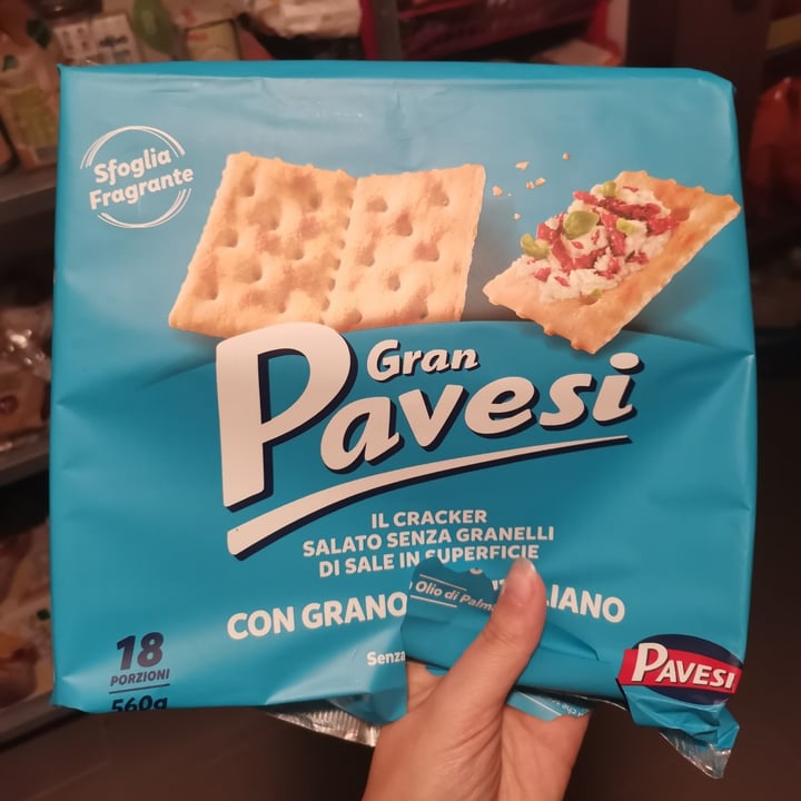 photo of Gran pavesi Crackers non salati shared by @giuliafranchi on  21 Mar 2022 - review