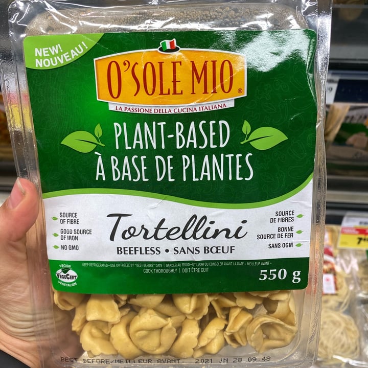 photo of O'sole mio Vegan Beef Tortellini shared by @allyoucandowithplant on  03 Dec 2021 - review