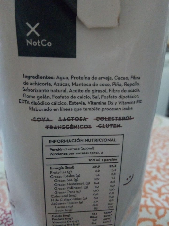 review photo of NotCo Not Milk Chocolate shared by @yumpipi on 16 Mar 2020 - review