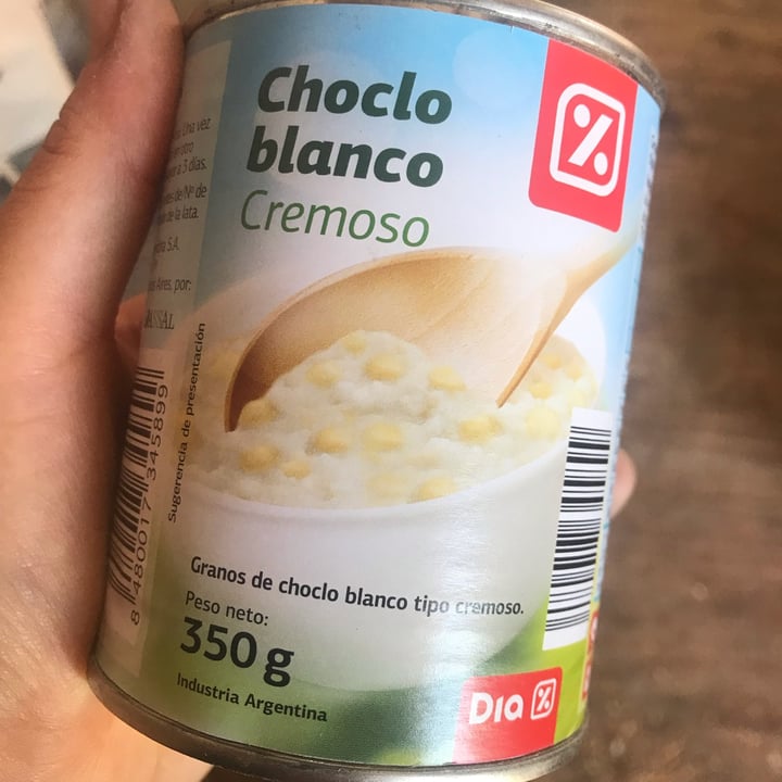 photo of Dia% Choclo blanco cremoso shared by @sabrinasilvero on  09 Dec 2021 - review