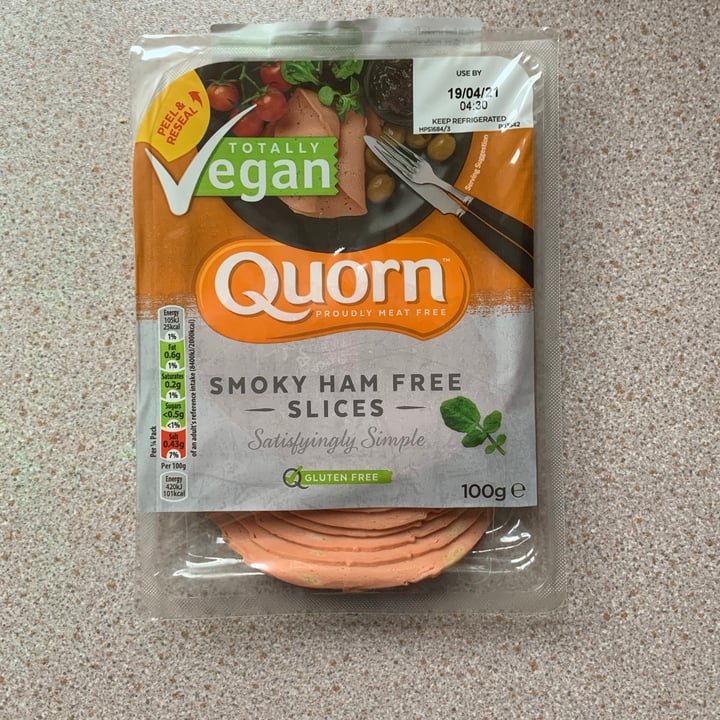 photo of Quorn Smoky Ham Free Slices shared by @petermcgill on  15 Jun 2021 - review