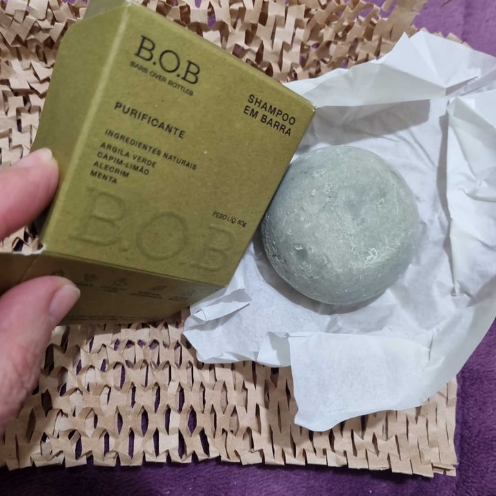 photo of B.O.B B.O.B Shampoo Sólido Purificante shared by @valderes on  29 Sep 2022 - review