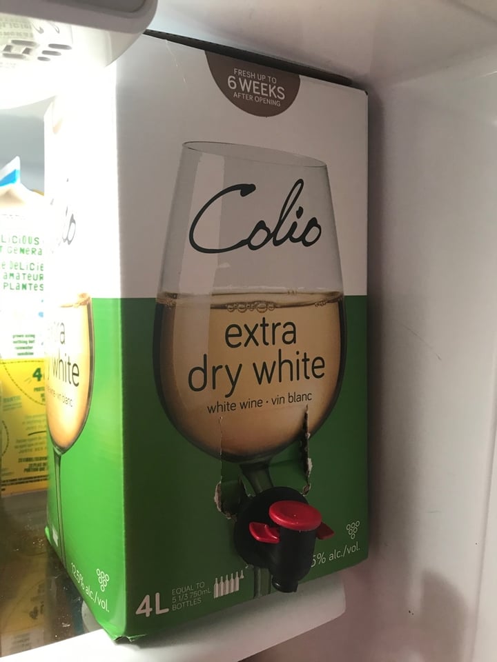 photo of Colio Extra dry white wine shared by @kiiira on  07 Mar 2020 - review