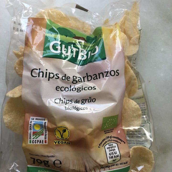 photo of GutBio Chips de garbanzos ecológicos shared by @juanagilcabrera on  08 Oct 2021 - review