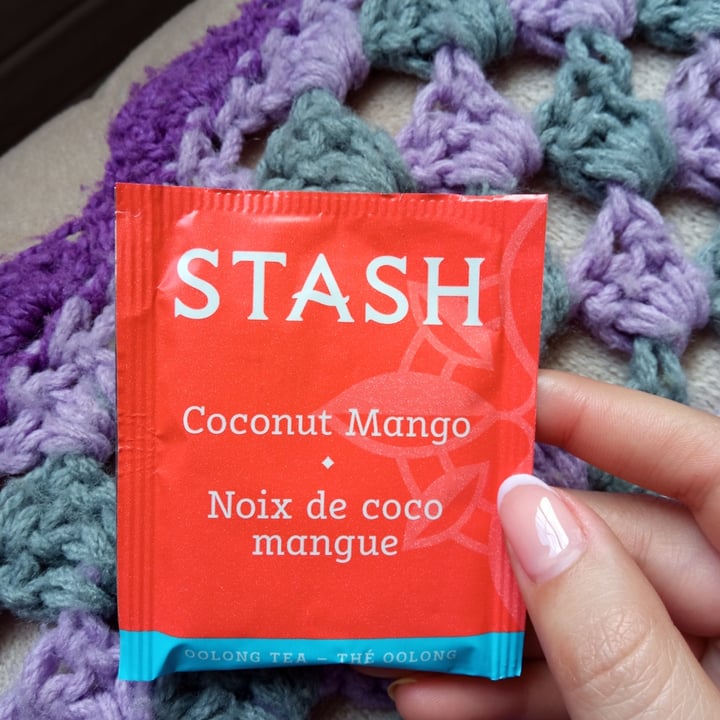 photo of Stash Organics Coconut Mango Oolong shared by @plantbasedconi on  23 May 2022 - review