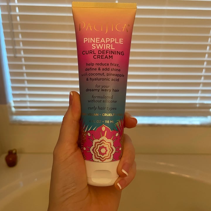 photo of Pacifica Pineapple Swirl Curl Defining Cream shared by @nursebuters on  01 Sep 2021 - review