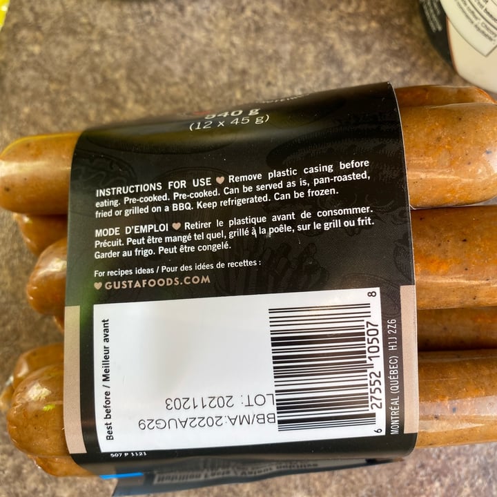 photo of Gusta Vegan Dog shared by @ktm514 on  24 Jan 2022 - review