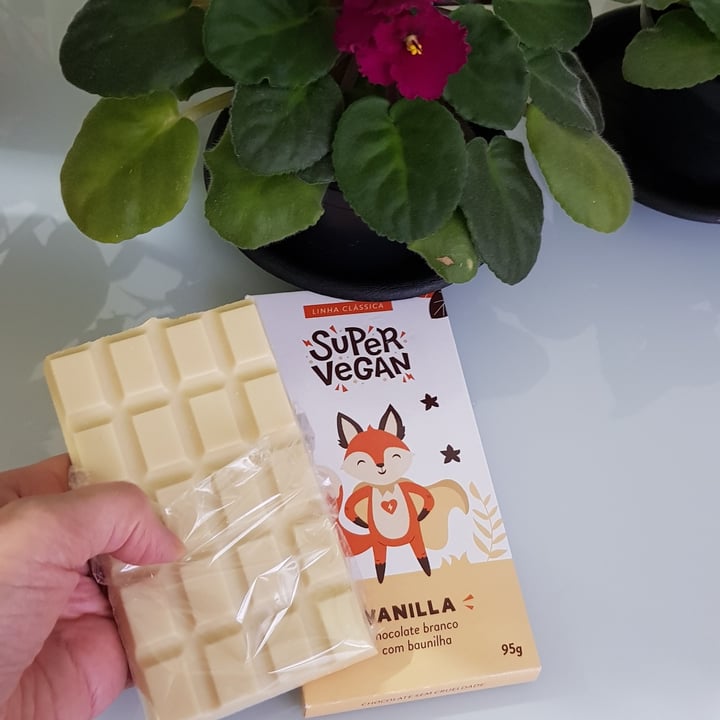 photo of Super Vegan Barra de Chocolate - Vanilla (95g) shared by @vrgvegana on  05 Jun 2022 - review