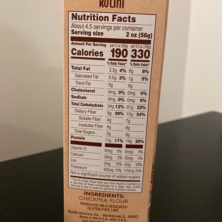 review photo of Barilla Barilla chickpea pasta shared by @rootedinlove on 03 May 2022 - review