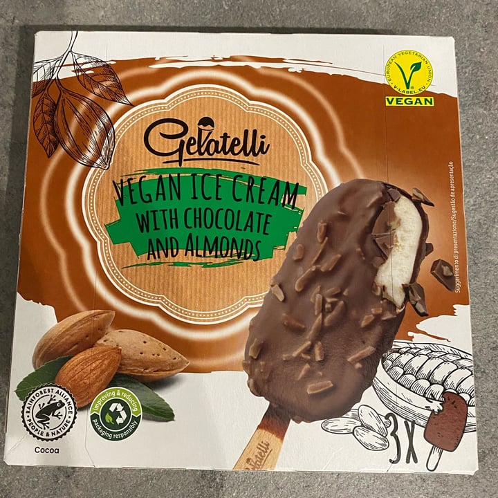 review photo of Gelatelli Vegan Ice Cream with Chocolate and Almonds shared by @sarasav on 06 Apr 2022 - review
