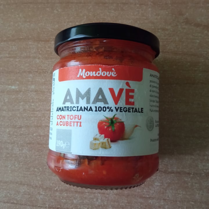 photo of Mondovè Amatriciana vegetale shared by @fledfay on  17 Dec 2022 - review
