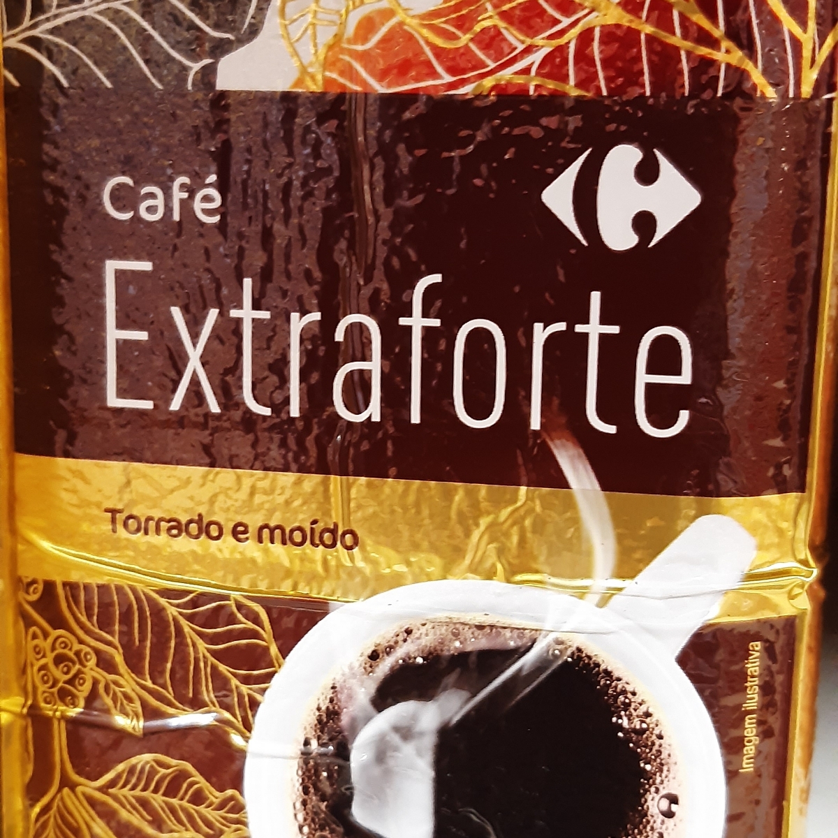 Café molido natural descafeinado Carrefour 250 g.