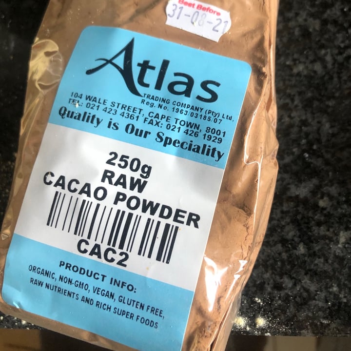 photo of Atlas Trading Co. Atlas Trading Company Raw Cacao Powder shared by @melkann on  22 Sep 2020 - review