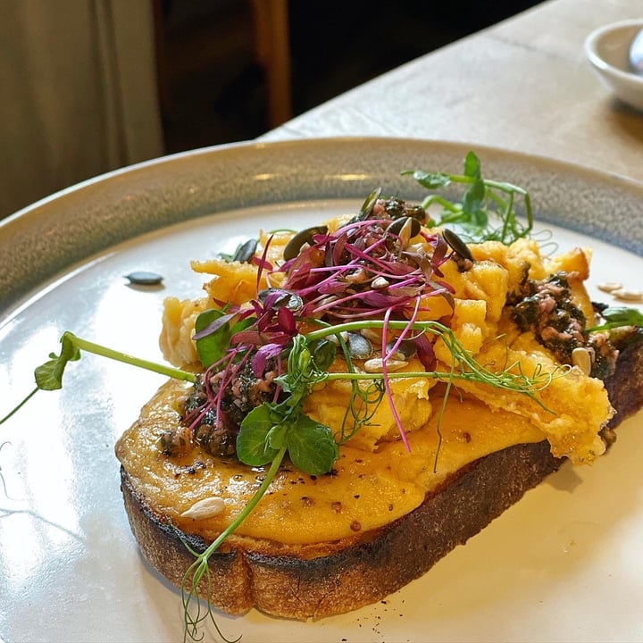 review photo of No. Twelve Breakfast Grilled Cheese (with Vegan Scramble Add-on) shared by @spaghettimonster on 31 Dec 2019 - review