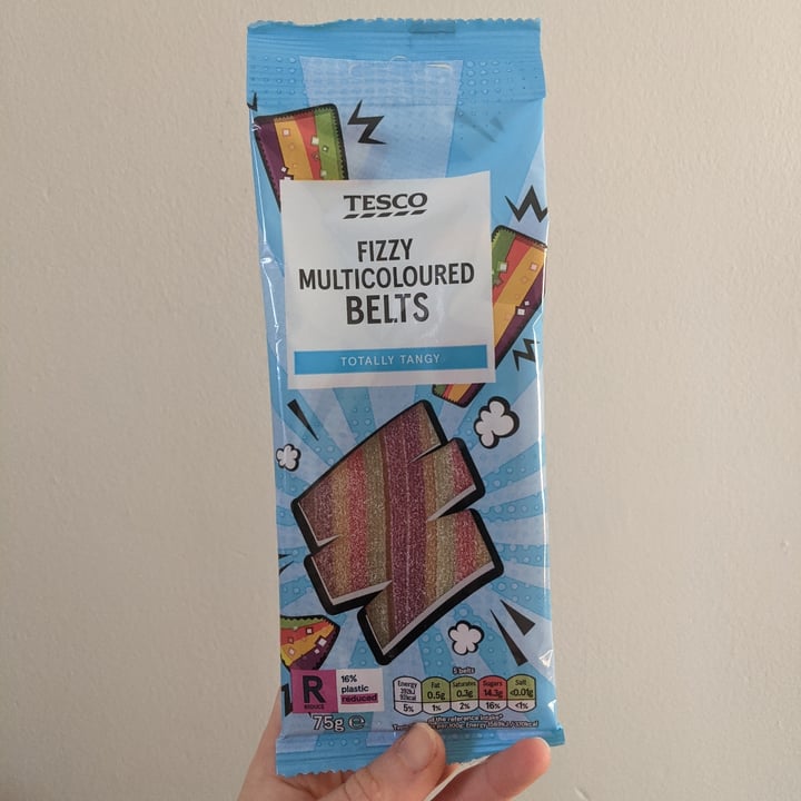 photo of Tesco Fizzy multicoloured belts shared by @amber99 on  14 Nov 2021 - review