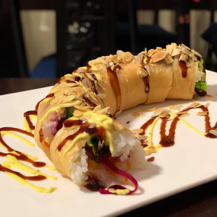 photo of Asia Fusion Sushi Rainbow Vegan Roll shared by @franzepam on  11 Jul 2022 - review