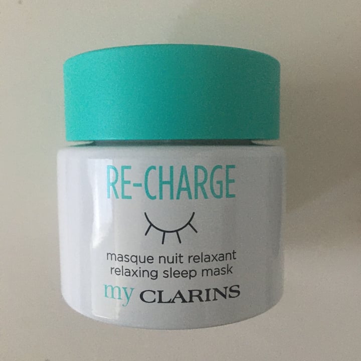 review photo of my Clarins Re-charge masque nuit shared by @zsoffmeszaros on 03 Sep 2021 - review