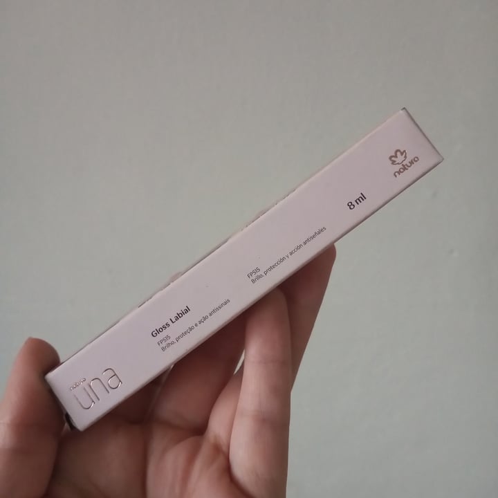 photo of Natura Natura Una Labial Gloss shared by @nievedecocco on  28 Sep 2021 - review