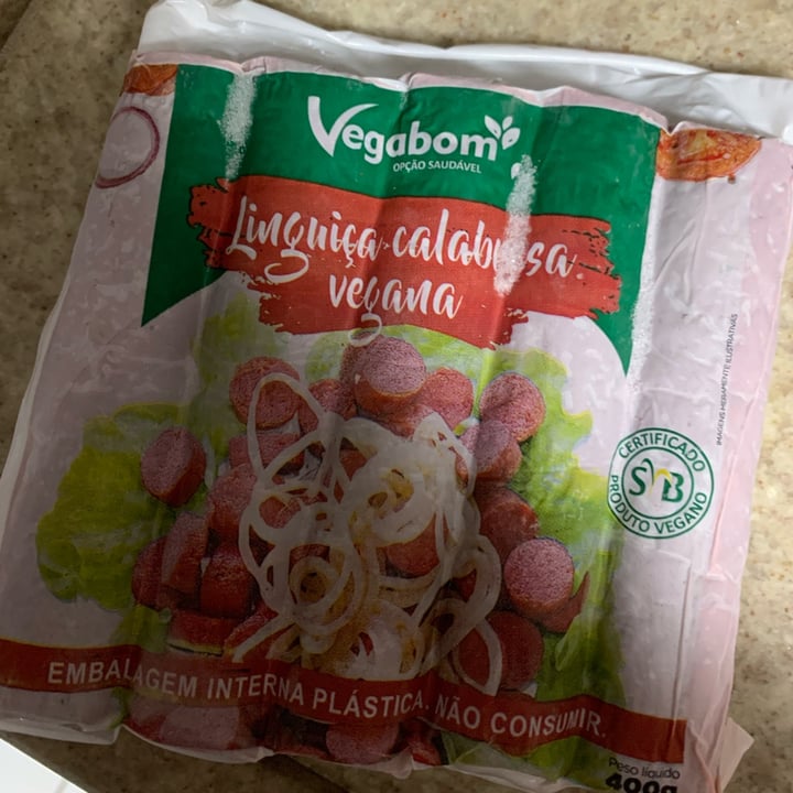 photo of Vegabom Linguiça Calabresa Vegana shared by @camilassmendonca on  02 Jun 2022 - review