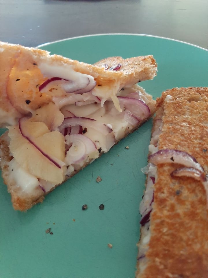 review photo of The Alternative Dairy Co. Dairy Free Mozzarella Style Block shared by @steffbelly on 22 Apr 2020 - review