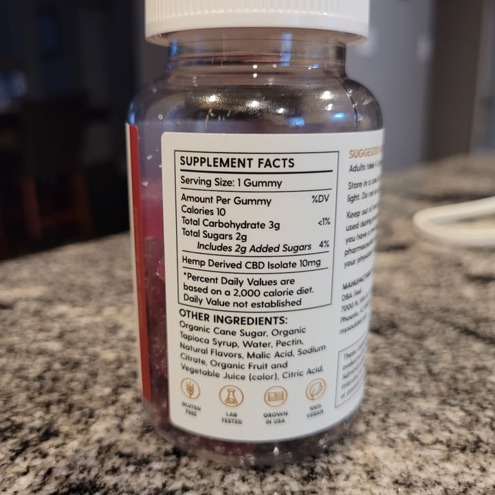 photo of mysoulcbd CBD Gummies shared by @mdonahue on  20 Dec 2020 - review