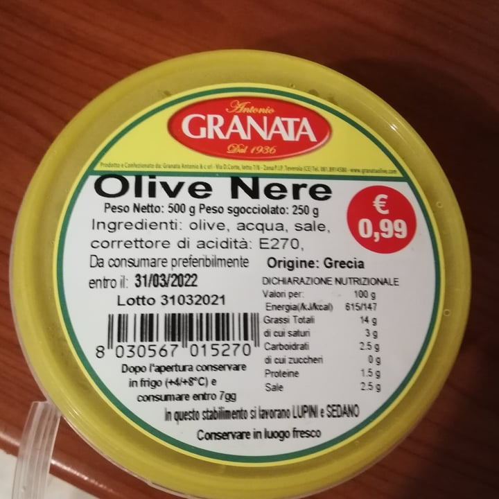 photo of Granata Olive nere shared by @vanessa138 on  02 May 2021 - review