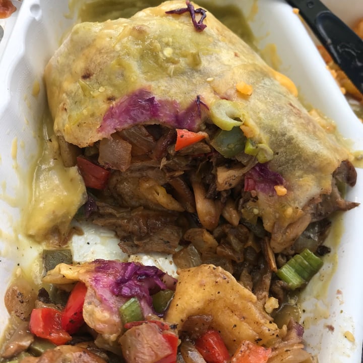 photo of Luna Verde Vegan Mexican Restaurant Burrito shared by @michael93l on  08 Jun 2020 - review