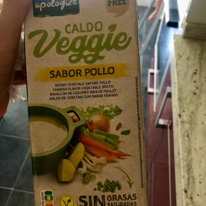 review photo of Apologize Caldo veggie sabor pollo shared by @vegannoe on 18 Aug 2022 - review