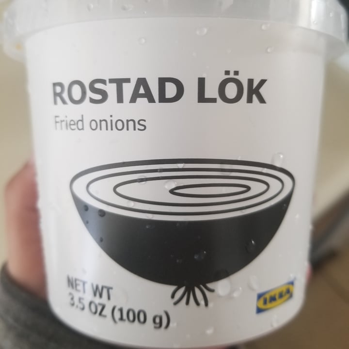 photo of Rostad Lök Fried Onions shared by @cassy813 on  07 Dec 2021 - review