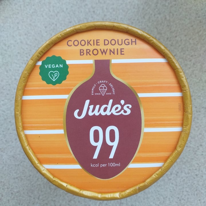 photo of Jude’s Vegan Cookie Dough Brownie Ice Cream shared by @klavina on  12 Jul 2022 - review