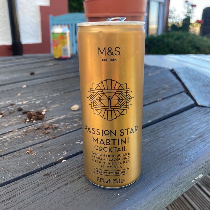 photo of Marks & Spencer Food (M&S) Passion Star Martini Cocktail shared by @spudhead on  07 Jul 2021 - review