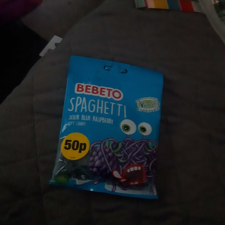 photo of Bebeto Spaghetti Blue Raspberry shared by @veganmickymj on  25 Oct 2021 - review