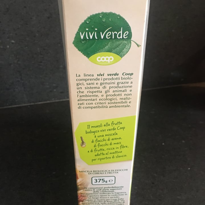 review photo of Vivi Verde Coop Muesli alla frutta biologico shared by @arturino on 20 Apr 2022 - review