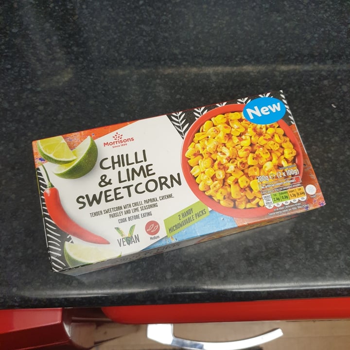 photo of Morrisons CHILLI & LIME SWEETCORN shared by @truckergamer on  11 Nov 2020 - review