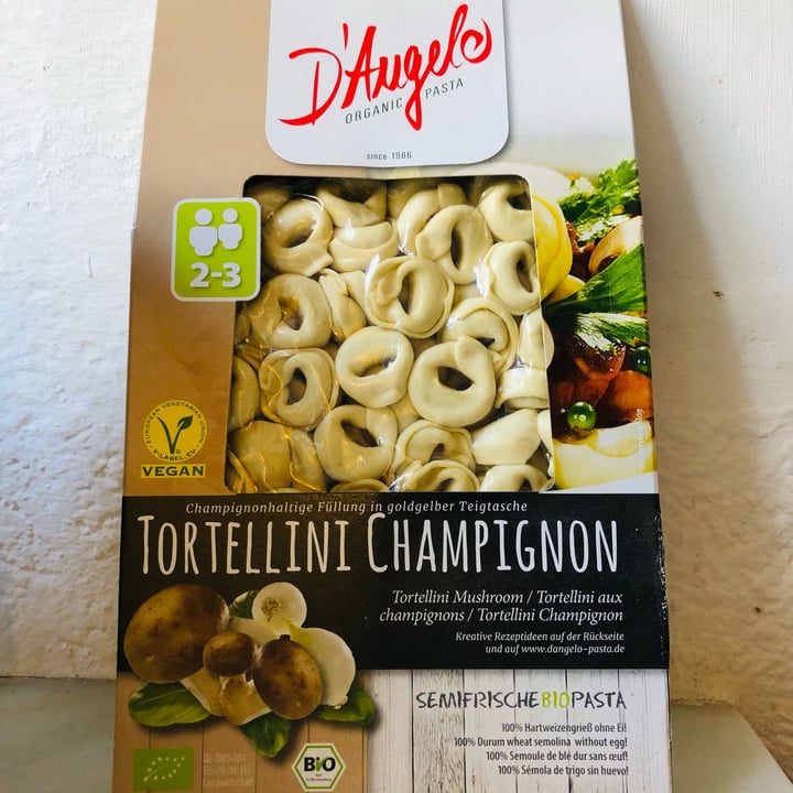 photo of D'Angelo Tortellini de champiñones shared by @marionayogacadaques on  29 Dec 2021 - review
