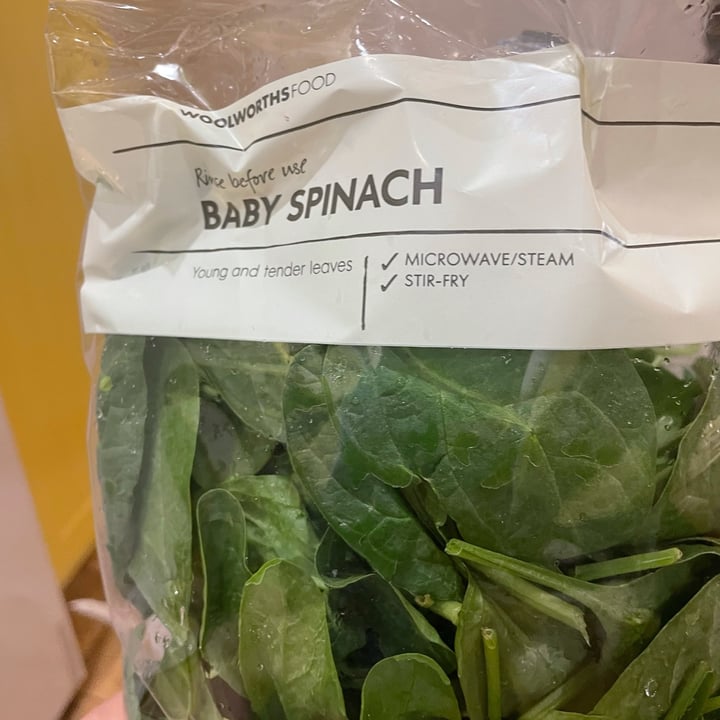 photo of Woolworths Food Baby Spinach shared by @zannecreativechicks on  01 Nov 2021 - review