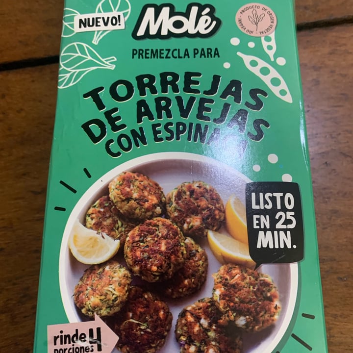 photo of Molé Premezcla para tórrejas de arvejas shared by @maires85 on  30 Sep 2021 - review