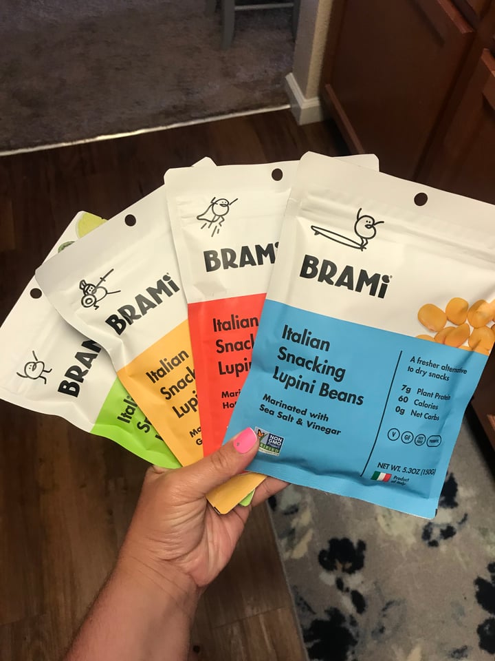 photo of Brami Italian Snacking Lupini Beans shared by @vegansarahmarie on  26 Feb 2020 - review