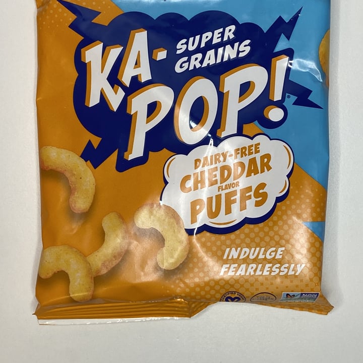 photo of Ka-Pop Dairy-Free Cheddar Puffs shared by @perfectlyplantbased on  11 Jul 2022 - review
