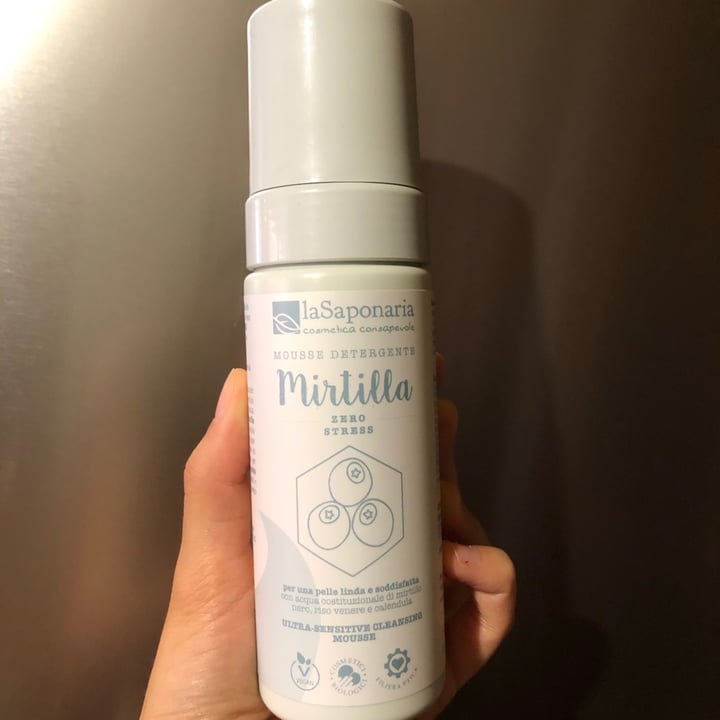 photo of La Saponaria Mousse detergente Mirtilla shared by @frasoya on  11 Jul 2021 - review