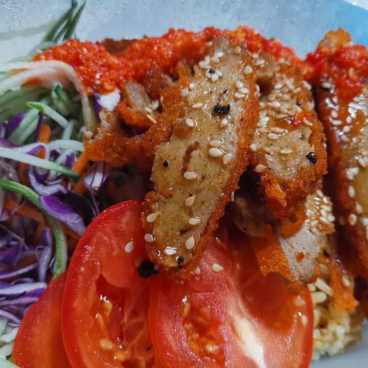 photo of Red Apple Veggie Café Black pepper chicken chop rice shared by @mark2soh on  03 Aug 2021 - review