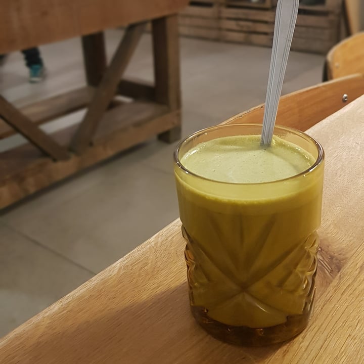 review photo of Delish Vegan Doughnuts Matcha latte shared by @marav on 18 Dec 2022 - review