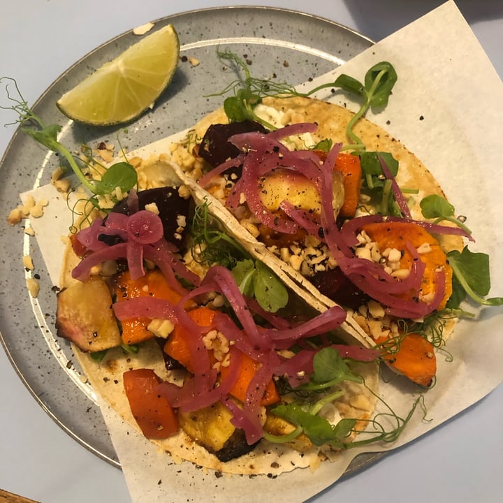 review photo of Folk Root Vegetable Tacos With Whipped Vegan Feta shared by @maddiefriend on 16 May 2022 - review